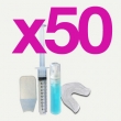 50 Kits de blanchiment dentaire conforme à la réglementation Européenne soit 3.20€ l'unité